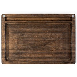 Beamer Ace All-Natural Bamboo Rolling Tray - Original Finish - 14 X 9.5 inch