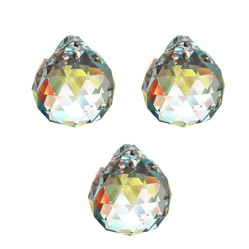 HAB & GUT -G701-50- Crystal Ball 50 mm, Triangular Cutting,