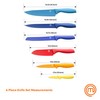 MasterChef Kitchen Knives Set with Covers incl. Paring, Boning, Carving,