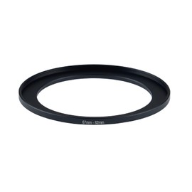 67mm Lens to 82mm Camera Lens Adapter 67mm to 82mm Step Up Ring Adapter Ring for All Brands of UV ND CPL, with Premium Lens Wiping Cloth 2 Pack (67mm-82mm)