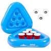 GoPong Pool Pong Rack Floating Beer Pong Set, Includes 2