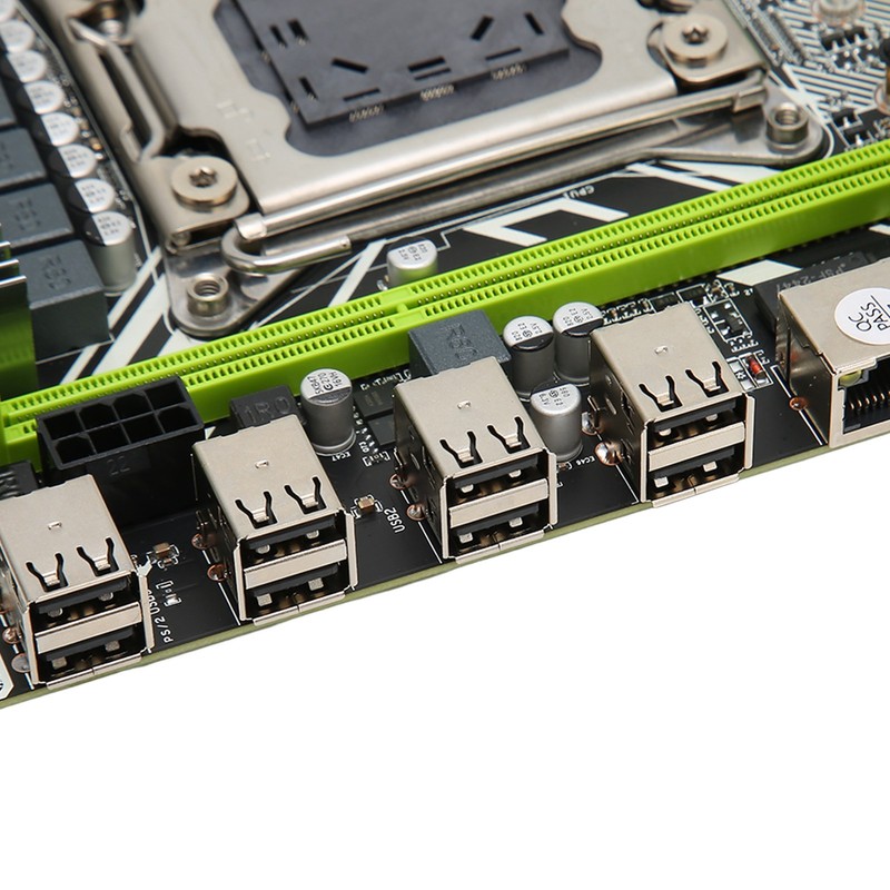 X79D 2.0 Computer Motherboard LGA2011 M.2 NVM Micro ATX Gaming