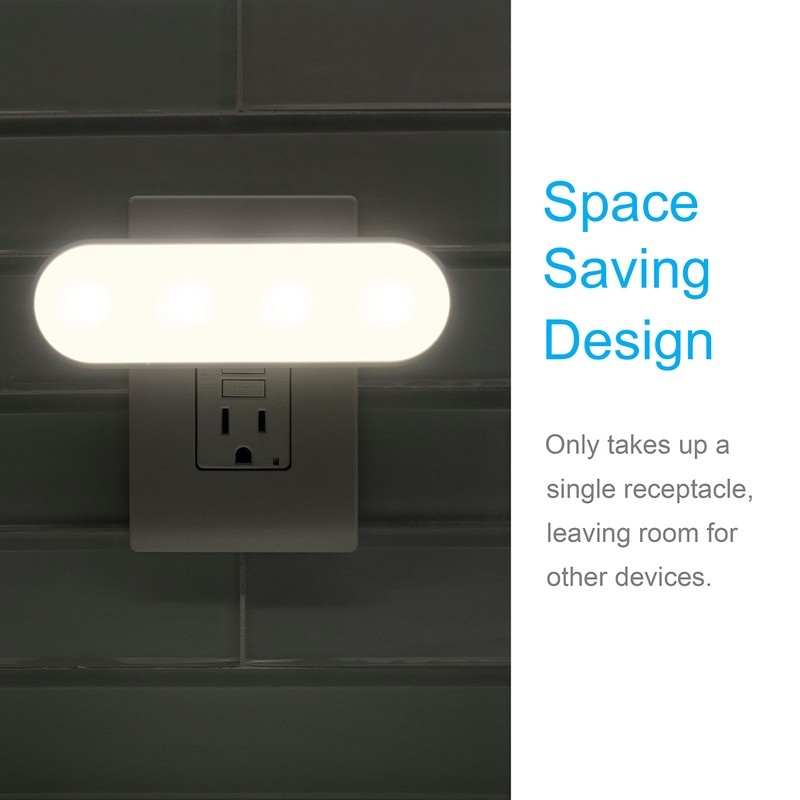 GE Ultrabrite LED Light Bar Night Lights Plug Into Wall