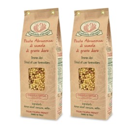 Rustichella d'Abruzzo Durum Wheat Fregola Sarda Pasta, 17.6 Ounce (Pack of 2)