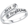 Anillo de diente de león para mujer, plata de ley