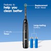 Oral-B Pro 100 CrossAction, Battery Powered Toothbrush, Black, 1 Count