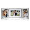3 Hinged Picture Frame, 5" x 7" & 4" x