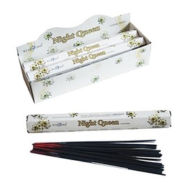 STAMFORD INC. 37312 Night Queen Incense Sticks, 20 Sticks x 6 Packs