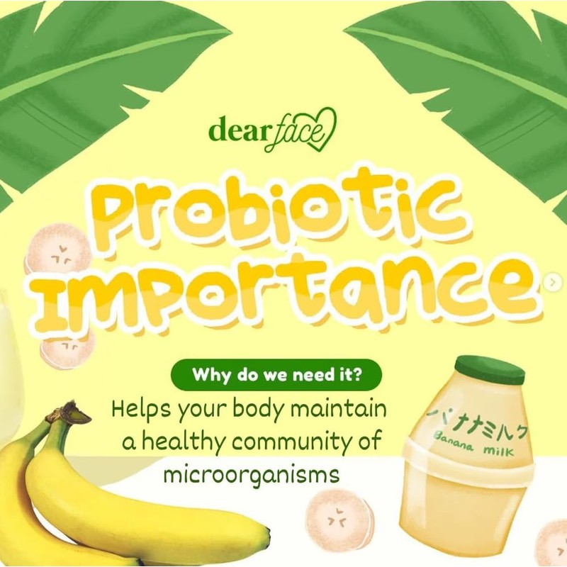 Dear Face Beauty Milk Japanese Banana Drink (10 x 18g