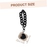 Operitacx Portable Earphone Case with Chain Stylish TPU Shell for