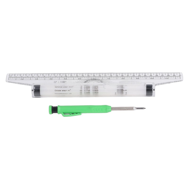 Measuring Rolling Ruler 30cm Various Formulas Horizontal Vertical Parallel Lines