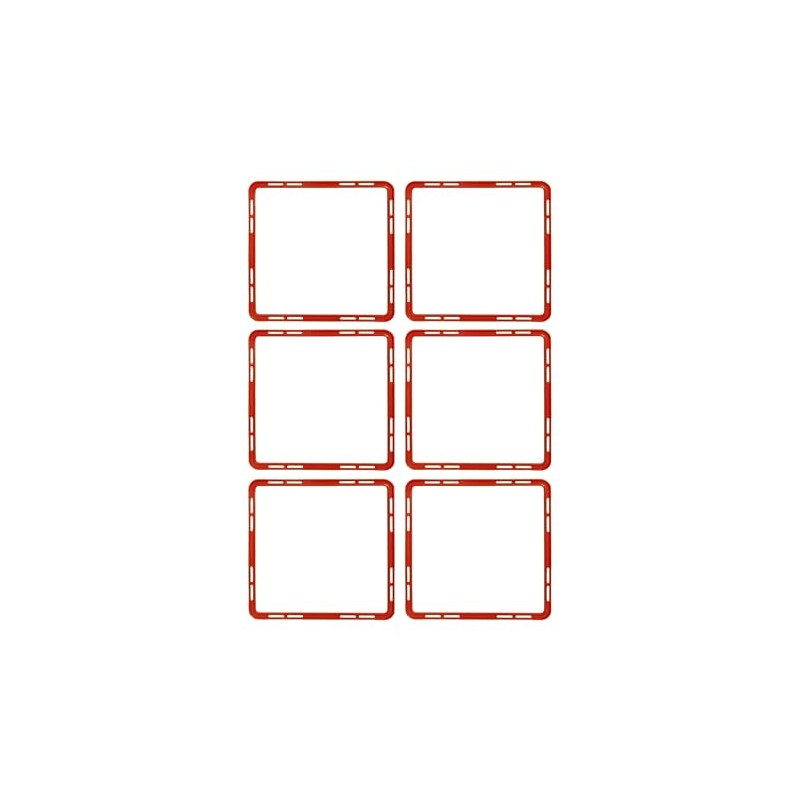 Cawila Academy Square, Set of 6, Blue, One Size