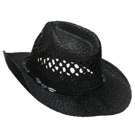 e4Hats.com Outback Toyo Cowboy Hat-Black OSFM