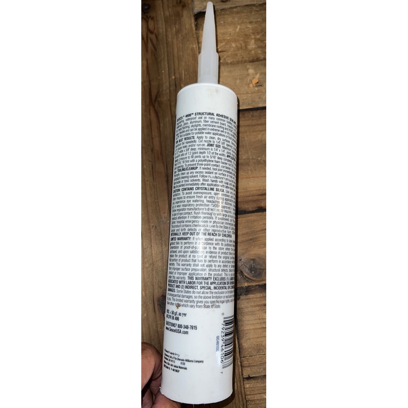 Geocel 4600 Limestone Hybrid Structural Sealant & Adhesive Caulk 10-oz