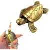 Turtle Torch Lighter Soft Flame Lighters, Adjustable Refillable Butane Cool