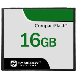 Synergy Digital 16GB Compact Flash Memory Cards, Compatible with Nikon Coolpix SQ Digital Camera - 50MB/s - Pack of 5