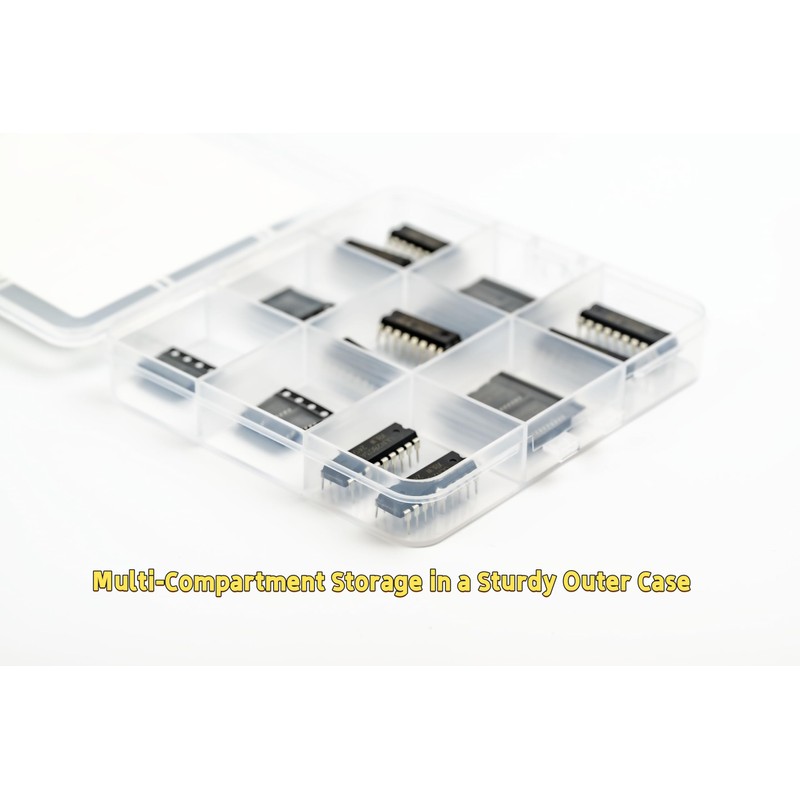 CHIPNEW Darlington Transistor Array IC Kits.18 in 1 :ULN2001,ULN2003,ULN2004,ULN2803,ULN2804.Antistatic Packaging