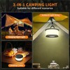 TOHETO Camping String Lights, 3 in 1 Upgraded Retractable RGB