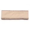 irisaa Women's Knitted Headband, Crochet Ear Warmer with Fleece Lining