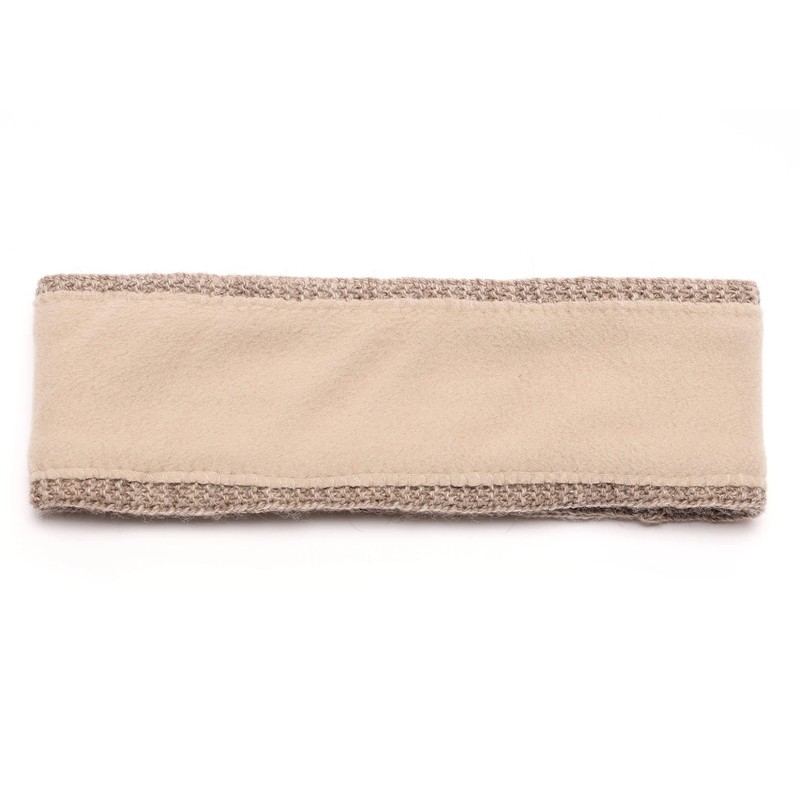 irisaa Women's Knitted Headband, Crochet Ear Warmer with Fleece Lining
