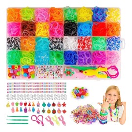 Kits Para Hacer Pulsera Collar Ligas De Goma Colores Juego