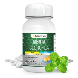 Suplemento Menta Clorofila, Tecnu® Depurador Purifica Sangre Sabor Sin sabor
