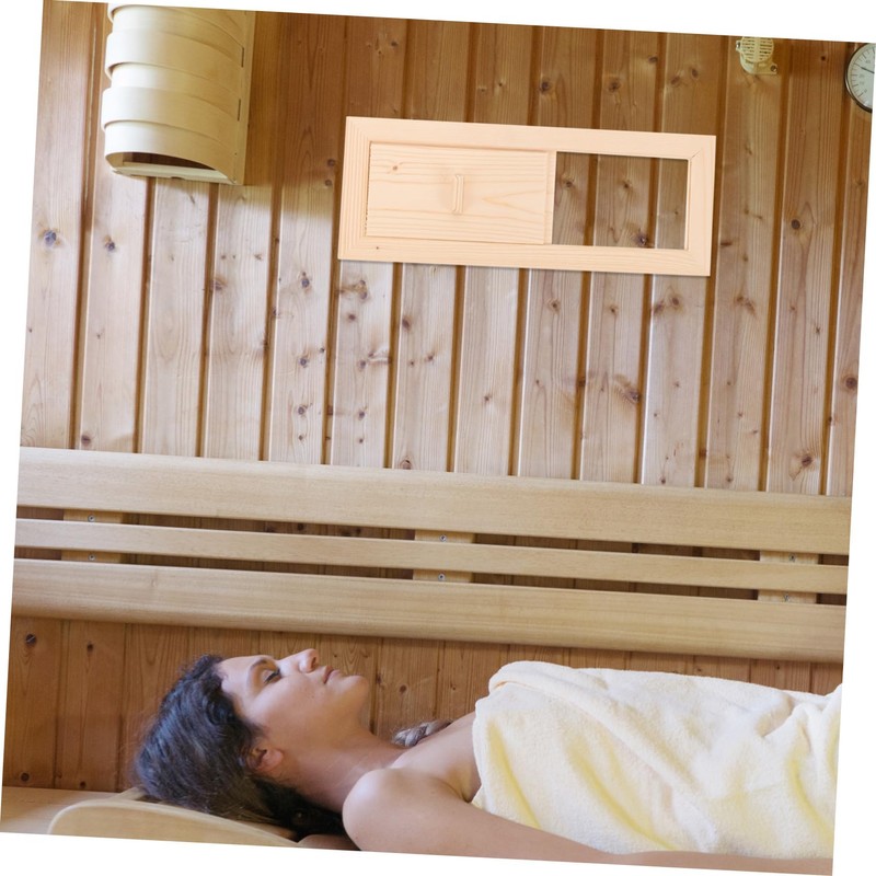 BESPORTBLE Wooden Sauna Air Vent Grille Durable Cedar Ventilation Opening
