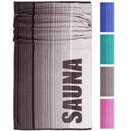 Lashuma Oslo Men's Sauna Towel XXL Grey 85 x 200 cm Large