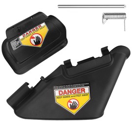 SevnYoko 731-07131 & 987-02516A Lawn Mower Side Discharge Chute & Hinged Mulch Plug Assembly - Compatible with MTD, Craftsman, Troy Bilt 21" Deck Push Mowers - Fits TB110, TB130, TB200, TB230