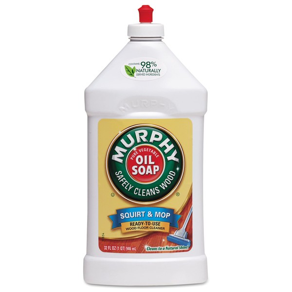 Murphy's Oil Soap Squirt and Mop Wood Floor Cleaner - 32 Fluid Ounce (Packaging May Vary)