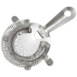 Winco Stainless Steel 4-Prong Bar Strainer