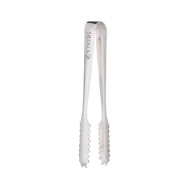 Viners Barware Brushed Silver Stainless Steel Ice Tongs