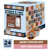 Double Donut Dark Hot Chocolate Pods for Keurig K Cups