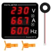 DEWIN Digital Voltmeter Ammeter AC Voltage Meter Watt Meter Multifunction