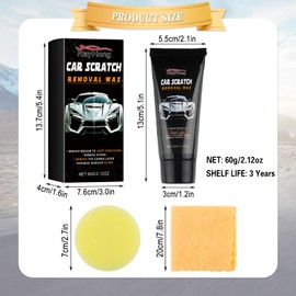 dellyy Kratzer Entferner Auto, Autopolitur Kratzer Entfernen, Car Scratch Remover, Autolack Reparaturset, Autolack Reparaturset für Lackpflege, Lackreiniger, Kratzerreparatur