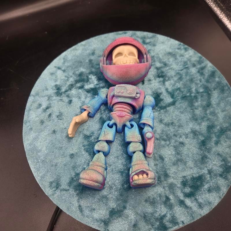 Astronaut Skeleton 3D Printed - Designed by Flexi Factory -