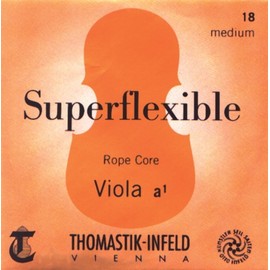 Thomastik Superflexible Viola String, Single C String, 2112.4, 1/2 Size, Steel Core Chrome Wound