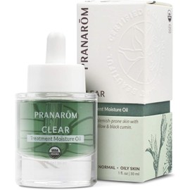 Pranarom - Aceite Hidratante Para Tratamiento Transparente (1Oz/30Ml) - Aceite Esencial 100% Puro Y Natural Aceite Hidratante Para Piel Grasa Tratamiento Y Nutrición