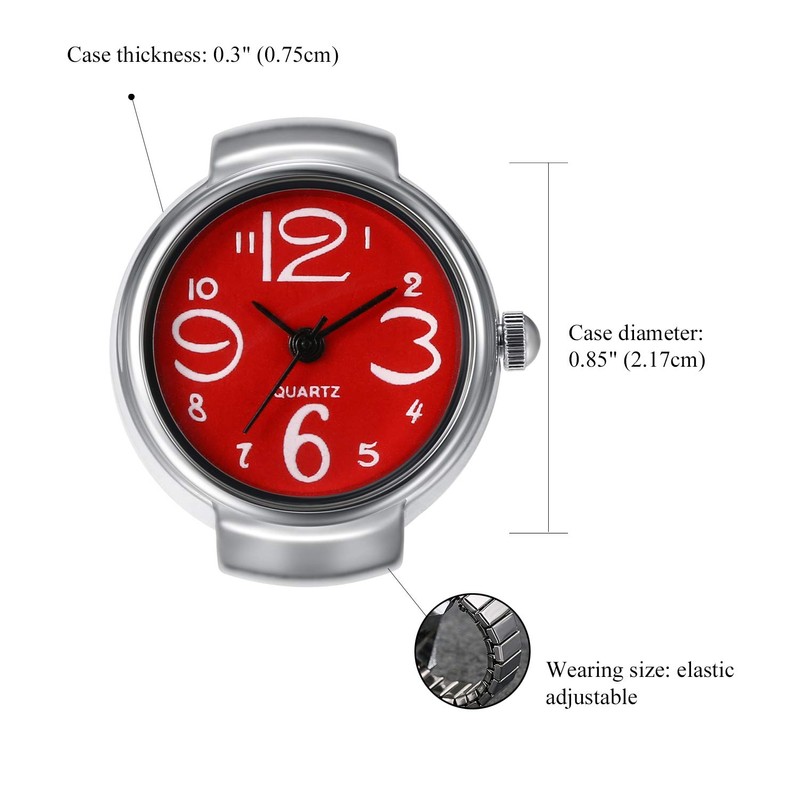 Lancardo Ring Watch for Women and Men Analog Quartz Watch