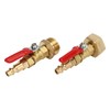 2pcs Brass Winterize Blowout Adapter 3/4 Internal and External Thread