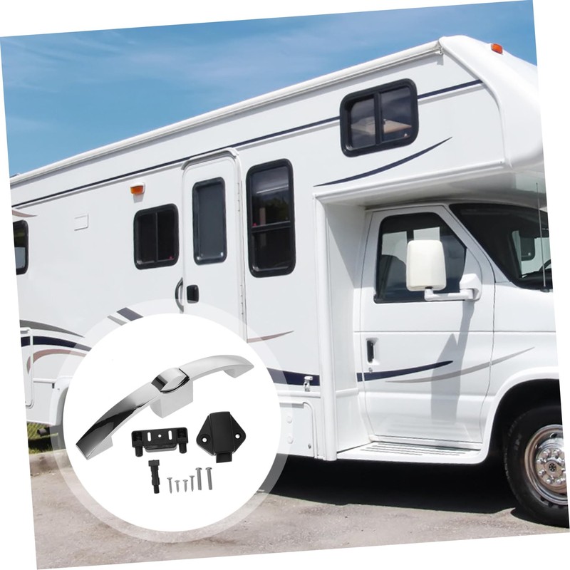 KOMBIUDA Rv Door Handle Durable Metal Pull Handle for Camper