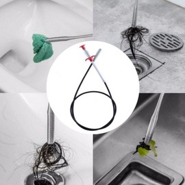 New Drain Clog Remover Grabber Tool for Sinks, Toilets & Bathtubs Sink 90cm 4ea