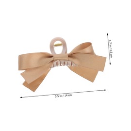 Mikinona Cute Bow Hair Claw Clips Set 3pcs Large Jaw Clips for Women Sturdy Comfortable for Parties Weddings Daily Styling