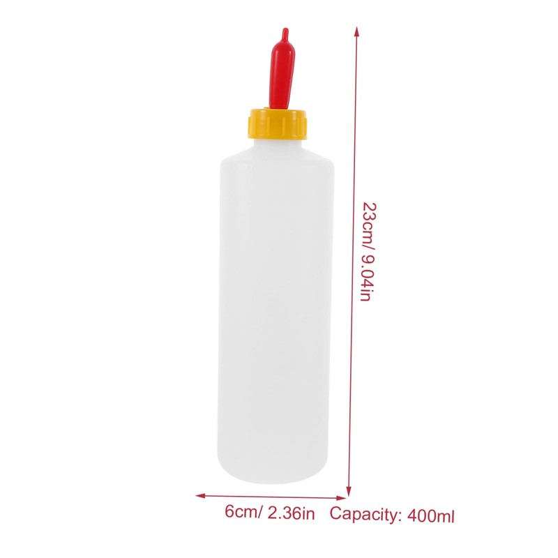 BESTonZON 5 Sets 400ml Goat Milk Bottle Pig Feeding Bottle