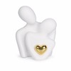 Ceramic Couple Statue for Home Decor - Abstract Hugging Figurine