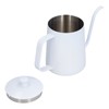 Coffee Kettle Stainless Steel Mini Portable White Thin Mouth Pour