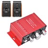 Mini 12V 2 Channel HiFi Stereo Bass Audio Power Amplifier