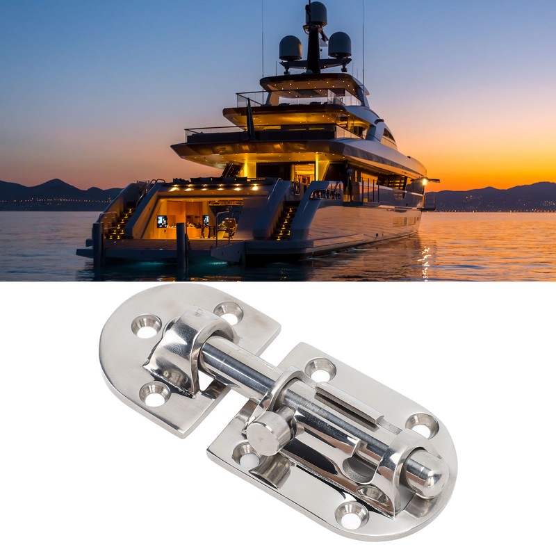 Locker Latch 86mm Long 316 Stainless Steel Mirror Polished Finish