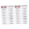 SAFIGLE 2pcs Eyebrow Stickers Imitation Hair Like Transfer Tool for