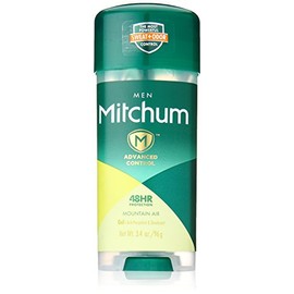 Mitchum Clear Gel Antiperspirant & Deodorant for Men, Mountain Air - 3.4 oz